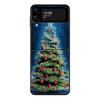 Веселый рождественский Санта-елка милый чехол для телефона Samsung Galaxy Z Flip Z Flip3 5G Z Flip4 жесткий матовый чехол из ПК