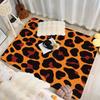 Anime Leopard print Kitchen Mat Kids Room Bedroom Decoration Balcony Anti-Slip Doormat Living Room Alfombra