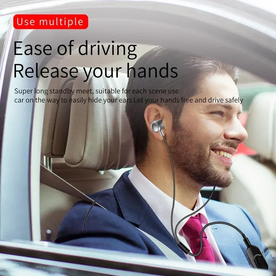 28H Bluetooth 5.0 приемник с наушниками микрофон 3,5 мм разъем AUX беспроводной аудиоадаптер для автомобильных наушников динамик стерео музыка