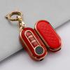 Golden Edge Key Case for Fiat 500 Bravo Iveco Daily Car Keys Protective Cover