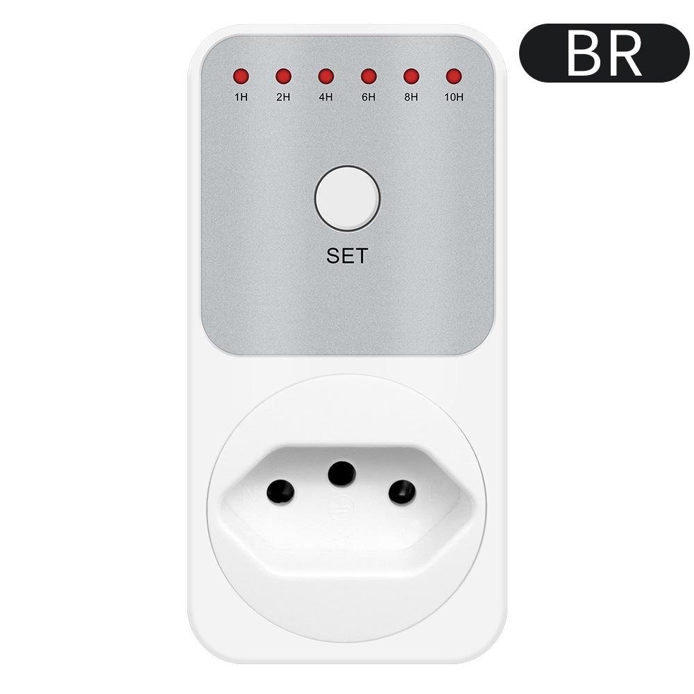 10Hr Countdown Timer Socket  Plug Intelligent Time Setting Switch Control Socket Electricity Power Metering Socket