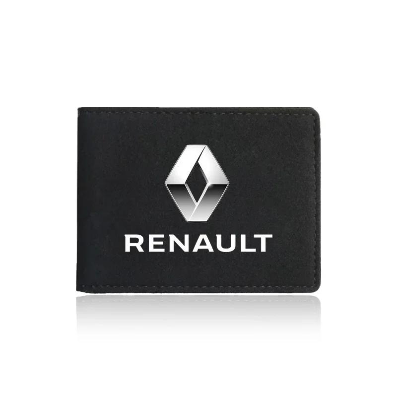 PU Leather Car Driver License Holder Card Bag Auto Accessories For Renault Duster Kaptur Clio Logan Captur Megane 2 3 Laguna MM8