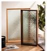 Japanese Style Rectangular Wooden Tray, Light Luxury Glass Home Decoration Storage Living Room Coffee Table Tray
