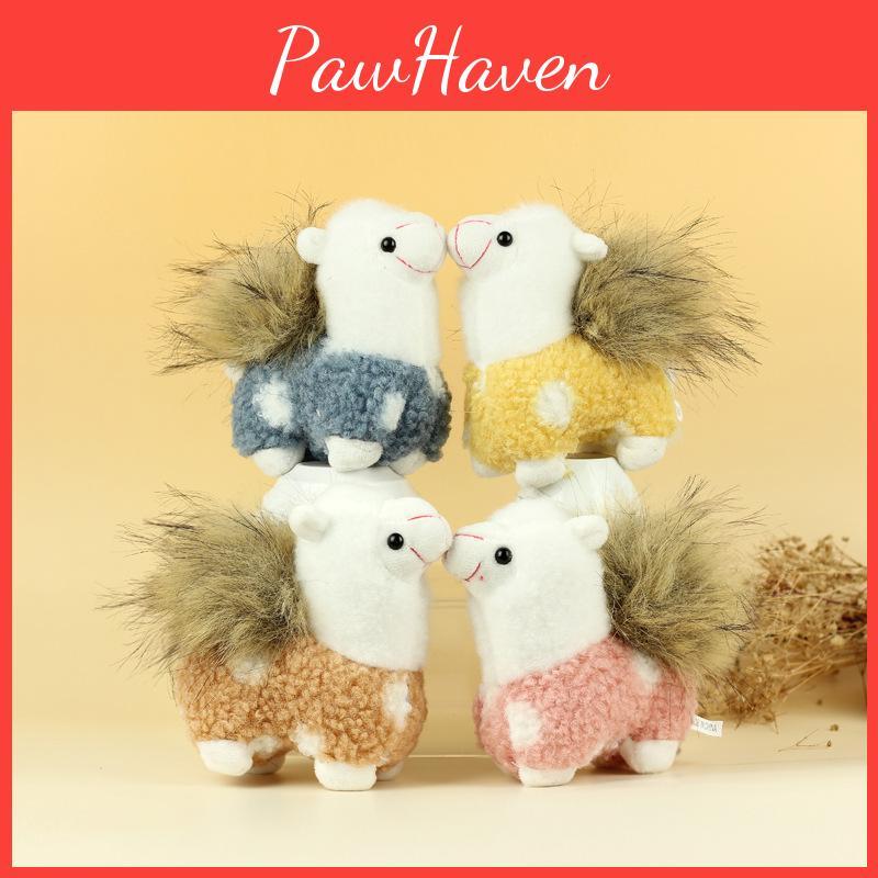 Alpaca Plush Cartoon Doll Collectors Animal Stuffed Toys Key Chain Bag Pendant