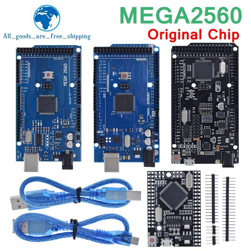 TZT Mega2560 ATMEGA16U2 / Pro Mini MEGA 2560 Mega+WiFi R3 ATmega2560 CH340G Для Arduino Mega R3 Плата разработки ESP8266