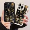 JT502 Космос Солнце Луна и Звезды для iPhone 17 16 15 14 13 12 Pro Max Samsung S26 S25 Ultra A17 A07 A56 A16 A06 A05 Xiaomi 15T Redmi 15c 14C Мягкий Чехол