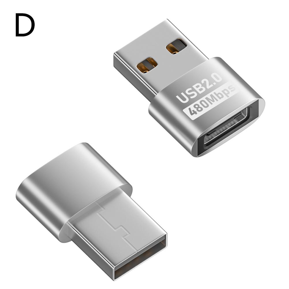 USB 2.0 Адаптер OTG Type C на USB Адаптер TypeC USB C Папа на USB Мама Адаптер-конвертер Type C на USB Адаптер
