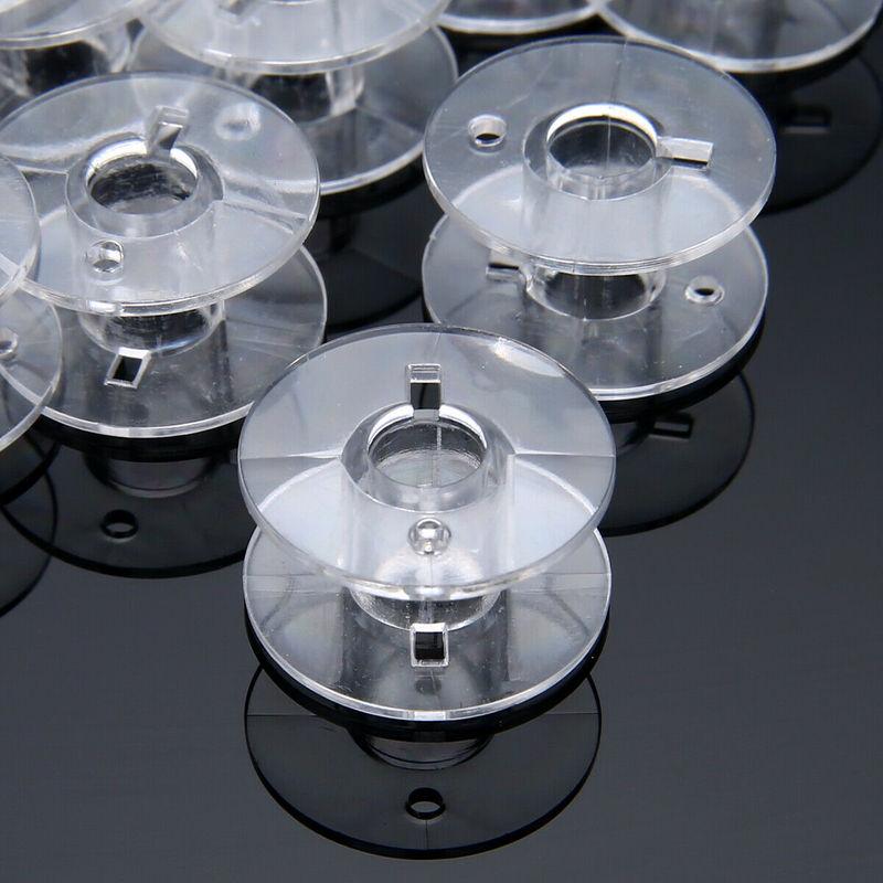 Для швейной машины Швейные нитки Пустые шпульки Пустые шпульки для шитья Пластиковые катушки