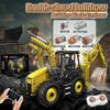 MOULD KING 17036 Инженерный автомобиль с двойной головкой, игрушки для детей, комплекты технических строительных машин, моторизованный экскаватор, грузовик, кирпичи