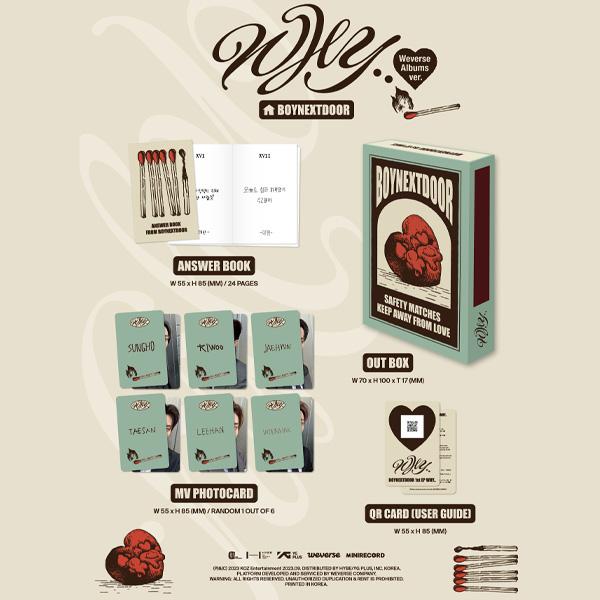 BOYNEXTDOOR 1st EP ‘WHY..’ (Weverse Albums Ver.)