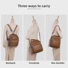 Women's 2025 Cross-Border Multifunctional Soft Leather Backpack: New Cowhide Casual Ladies Bag