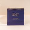Портативный настольный календарь 2027 года, настольный календарь-планер, перекидной календарь, академический планировщик, канцелярские товары