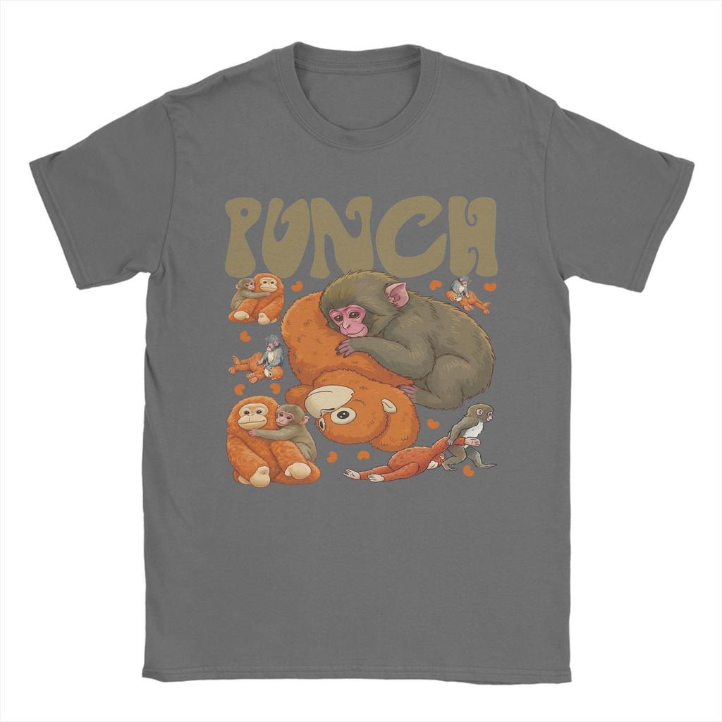 Punch Monkey T Shirt Mens  Pure Cotton Novelty TShirt O Neck  Tees Short Sleeve Clothes Gift