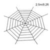 150/250cm Black White Spider Web Giant Stretchy Cobweb For Home Bar Garden Haunted House Horror Props Halloween Party Decoration