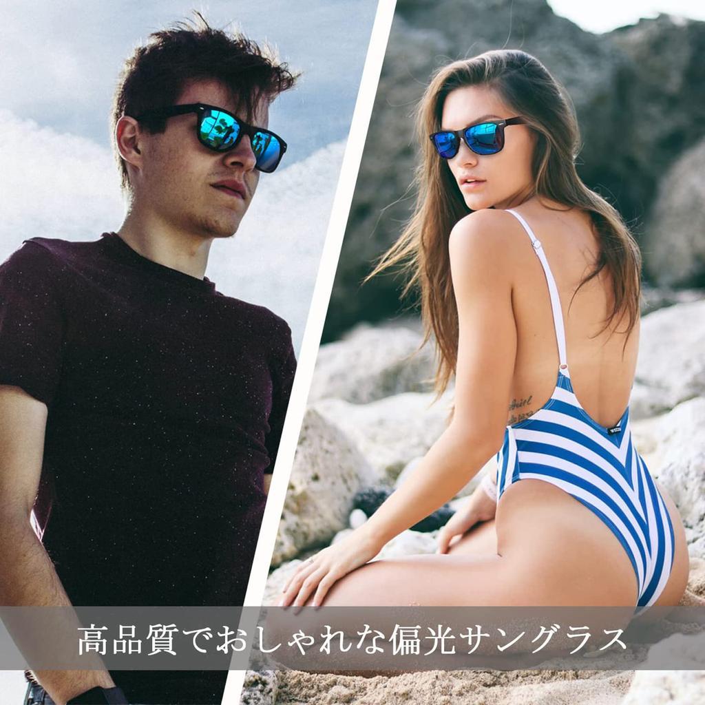 Поляризованные солнцезащитные очки для мужчин и спорта UV400 Ультра Горный туризм [KANASTAL] Женские, Классические, Синие, Стильные, Солнцезащитные очки, Защита, Путешествия, Велосипед,