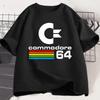 Унисекс Футболка Commodore 64 Печатная Футболка C64 SID Amiga Ретро Крутой Дизайн Хлопок Короткий Рукав Футболка Топ Уличная Одежда