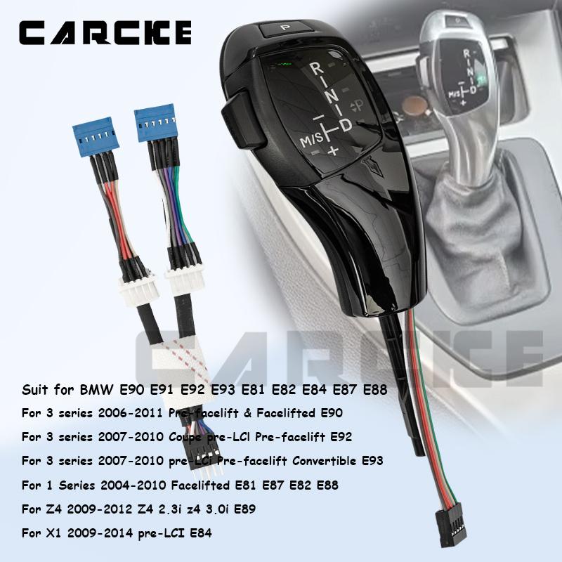 Светодиодная ручка переключения передач E90 для BMW E87 E88 E90 E91 E92 E93 /E63 Автоматическая коробка передач Замена головки ручки