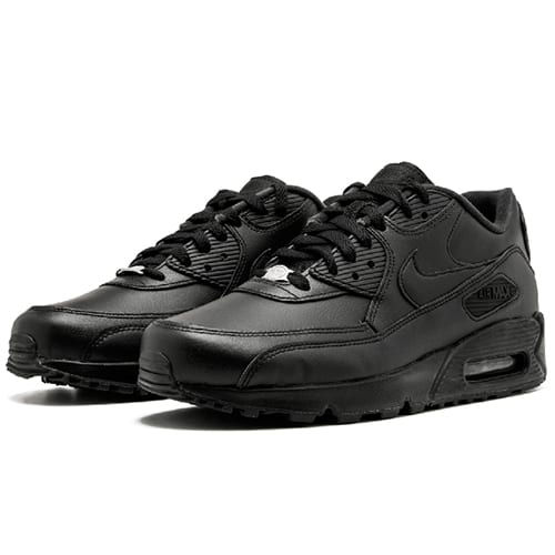 Nike Air Max 90 Кожаные Черные 302519-001