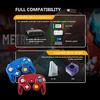 FIOTOK GameCube Controller, Classic Wired Controller for Wii Nintendo Gamecube (Red & Blue)