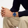 Swatch FORMAL BLUE 42 Skin Irony Watch, Black, SS07S125