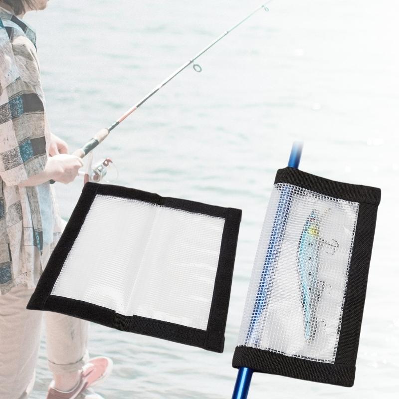 1/4Pcs Easily See Lures Fishing Hook Cover Clear Fishing Lure Wraps Lure Fishing Hook Protective Wraps Easy to Use