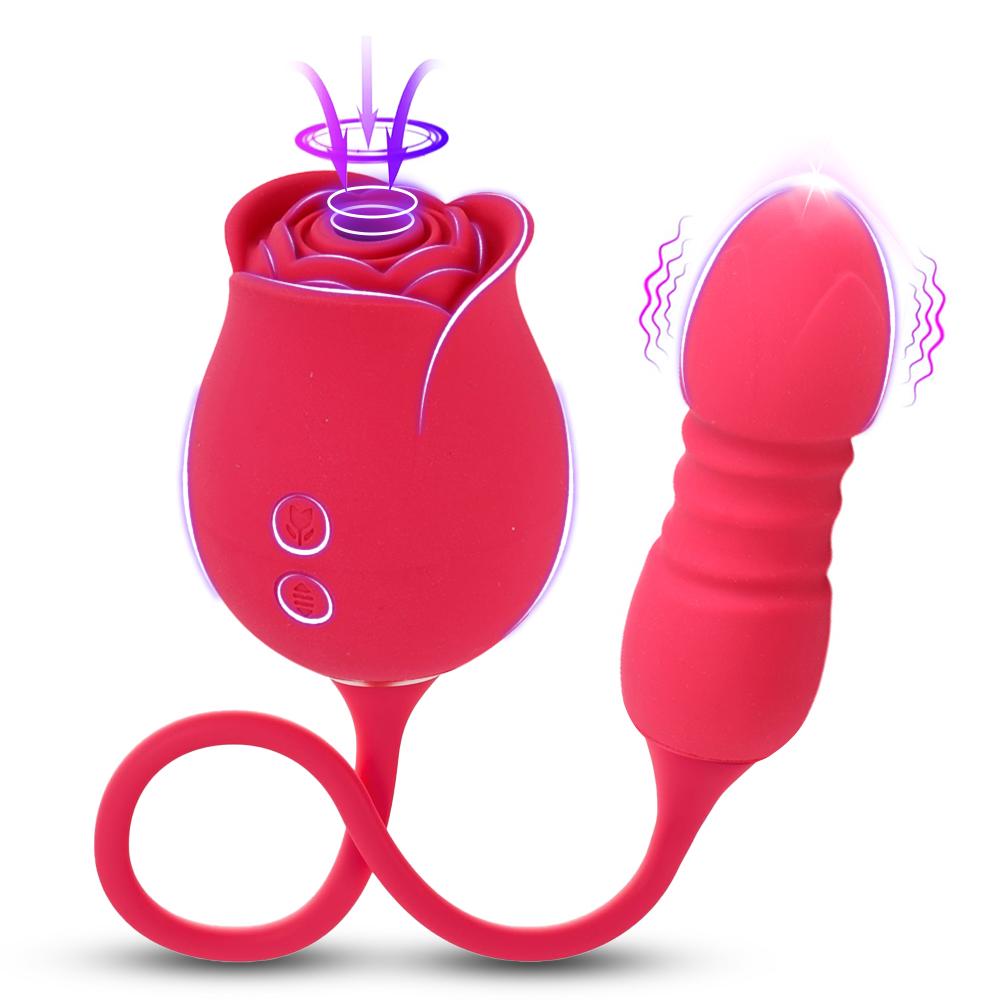 Vibrator for Women Sex Toy with 10 Telescoping Modes and 10 Sucking Modes for Clitoral Stimulation Adult Sex Toys Games for Couples