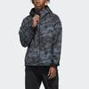 Adidas Спортивная куртка с камуфляжным принтом Мужские куртки Черные FM9371