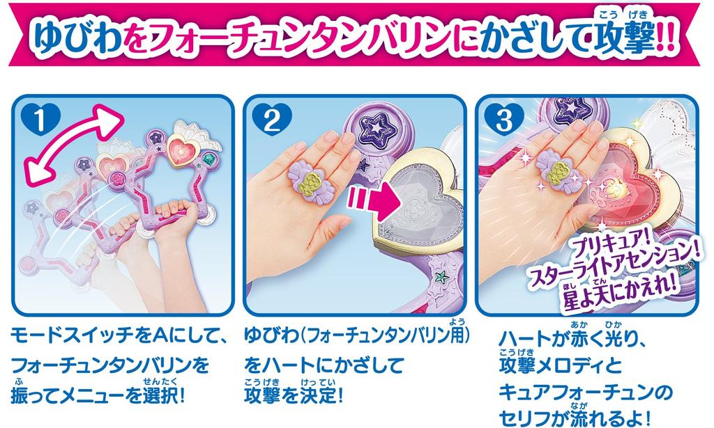 Счастливый Заряд Фортуны Бубен PreCure!