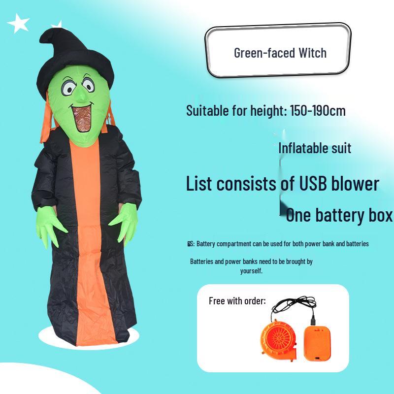Inflatable Adult Mascot Costume for Creative Dance and Pranks