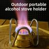 Stainless Steel Camping Stove Bracket Heat Resistant Portable Burner Stand  Hiking