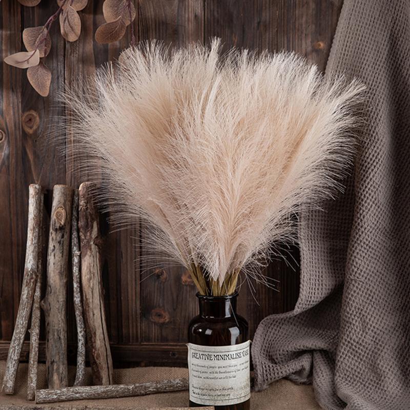 Искусственный тростник Ветер Букет Имитация цветов Богемный Декор для дома Гостиная Искусственный тростник Рождество Свадебное украшение