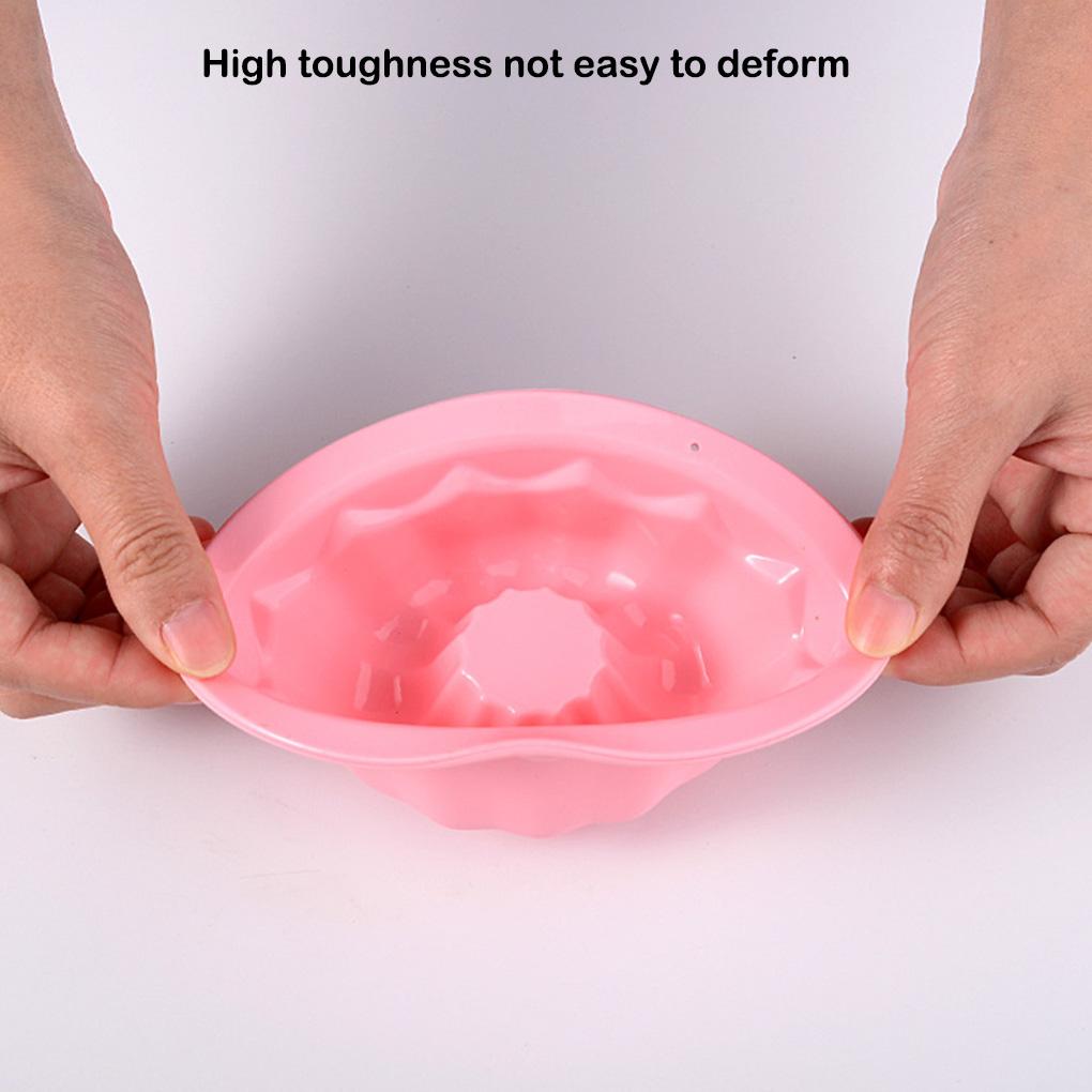 Рифленая круглая силиконовая форма для выпечки, антипригарная мини-форма, термостойкая, тыквенная, десертная, кексы, домашняя свадьба