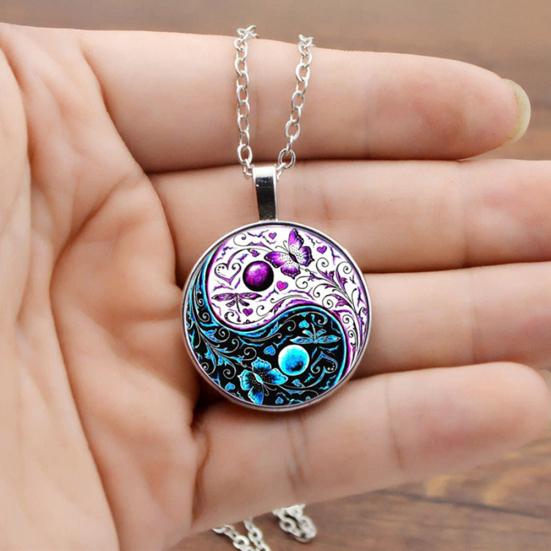 Винтажный женский круглый кулон-цепочка, ожерелье, серьги-крючки, браслет, комплект ювелирных изделий