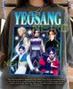 Yeosang 90s Vintage Retro Bootleg Shirt, K,Pop Visual Graphic Tee, Korean Boy Group Idol Fan Apparel
