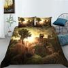 3D Digital Printing Polyester Bedding Two-Or Three-Piece Dinosaur Series