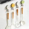 2PCS Suction Cup Hooks No Drill Wall Hooks Reusable Bathroom Kitchen Bedroom Towel Clothes Hanger Home Organizer Waterproof