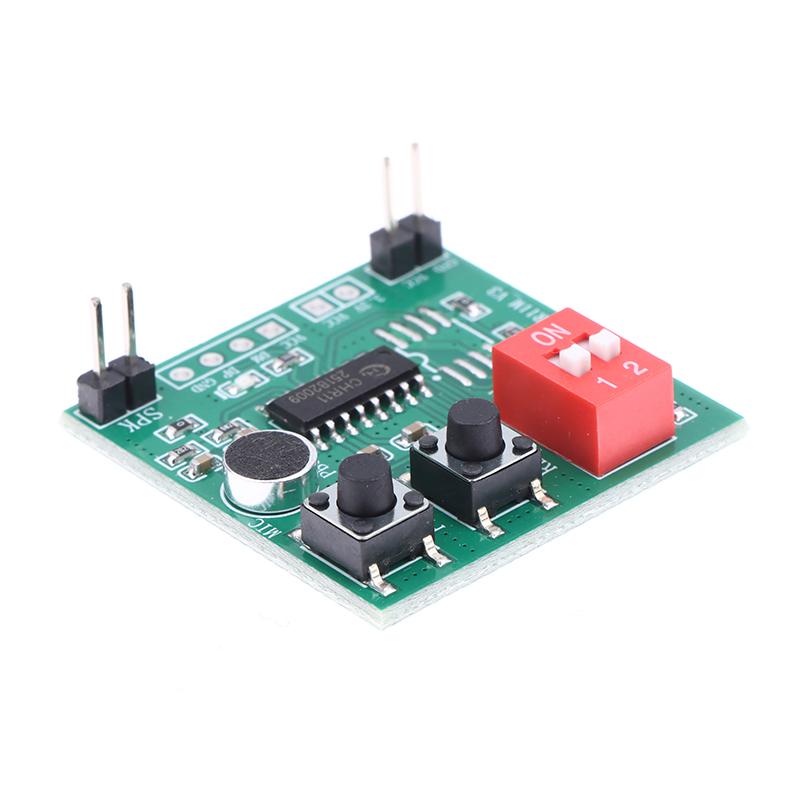 1/3Pcs Chr11M Dc 2-5.2V 35 Second Key Recording Module Toy Recording Box Supports External Flash 2-Position Dip Switch