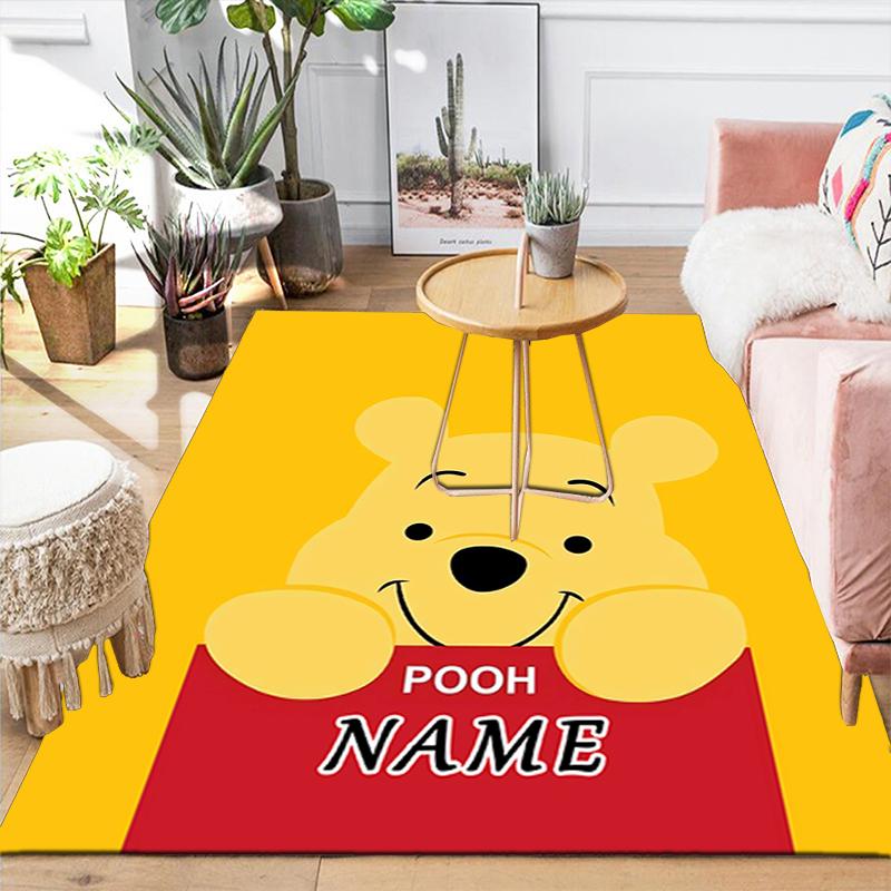 Custom 1Pc Pooh Friends Adventure Rug Office Carpet Indoor Outdoor Entrance Doormat Nonslip Soft And Comfortable Living Room D916366