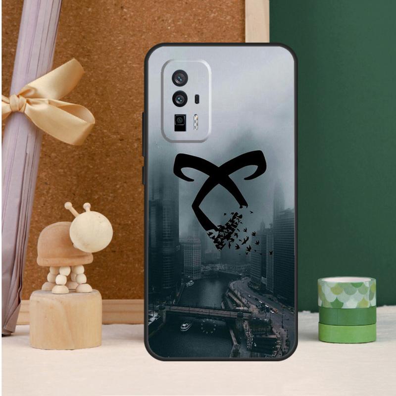 Ангельская Руна Чехол Тень Охотников Для Xiaomi 13 14 Ultra 13T 12T 11T 12 Lite POCO X6 M6 Pro X3 X4 X5 F3 F4 M5s F5 Чехол