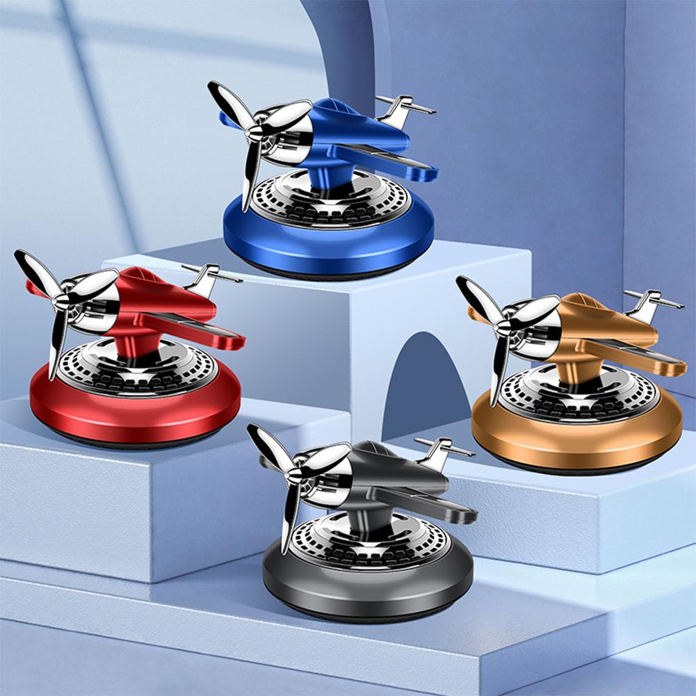 Солнечный автомобильный освежитель воздуха с автоматическим вращением, ароматерапия, автоматический диффузор, украшение для самолета, интерьер F4T6