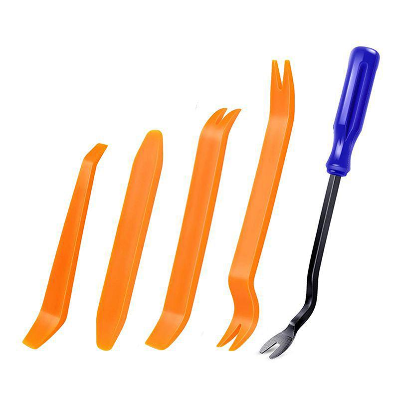 5Pcs/set DIY Accessories Car Buckle Car Audio Disassembly Tool Door Panel Interior Disassembly Driver Pry Bar