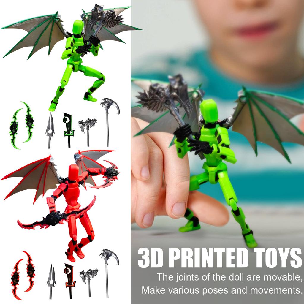 Mobile Doll Set, 3D Printed Titan Robot Mobile Doll, Posable Mobile Doll, Suitable For Collectors, Desktop Decoration