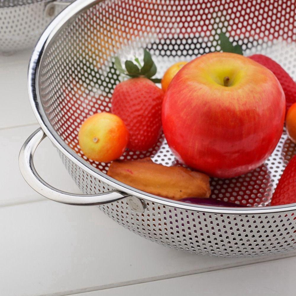 Sieve Kitchen Tool Accessories Colander Basket Fruit Rice Vegetable Washing Basket Drain Basket