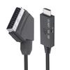 1Set -Compatible Input To Scart Output Plug And Play For VHS VCR DVD HD -Compatible To Scart Audio Video Converter Cable
