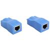 A  Pair of 1080P Support 4K HD Male to RJ45 Female Extender Signal Adapter for Cat-5e/6 for DVD