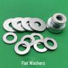Galvanized/Stainless Steel Flat Washer Spacer - Sizes: M3, M4, M5, M6, M8, M10, M12