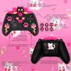 PlayVital Sweetheart Kitty Silicone Cover for Xbox Series Includes Thumb Grips and Cute Grip Cover X/S Controllers, Stickers, Design, Non-Slip [Black]