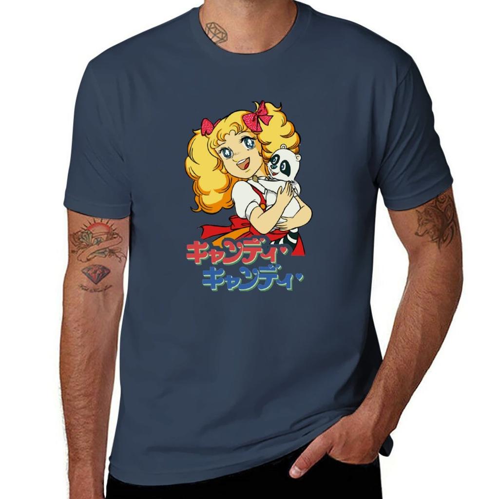 Candy Candy TShirt vintage quick drying mens t shirts pack