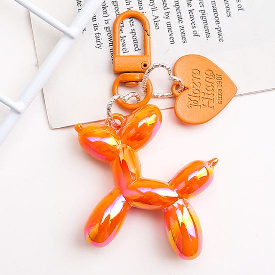 Мультяшный воздушный шар собака кулон брелок щенок шарм блестящие лазеры цветная сумка DIY украшения шарм домашний офис декор орнамент