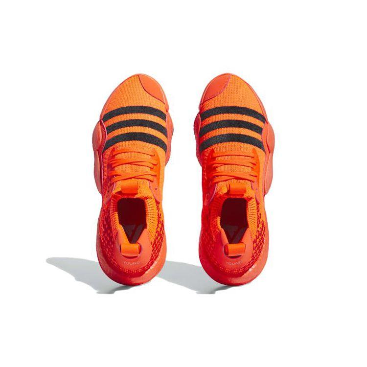 adidas Trae Young 2.0 Удобные Дышащие Нескользящие Прочные Низкие Баскетбольные Кроссовки Унисекс Оранжевый IE1669